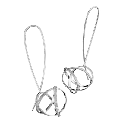Mobius Wishbone Earring (sm) 
Sterling silver
ERWH09-S
150.